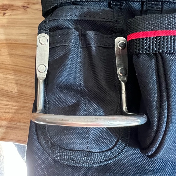 McGuire-Nicholas Nylon 3-pocket Belted Tool Pouch w/ Hammer Holder NWOT - Picture 4 of 7